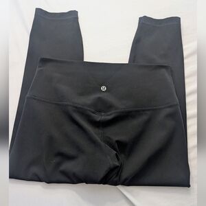 Lululemon Athletica Black Mid - Rise Studio Leggings